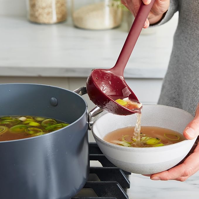 GreenPan Silicone Ladle, Soup Mixing Stirring Serving, Cooking Kitchen Utensil - Image 5