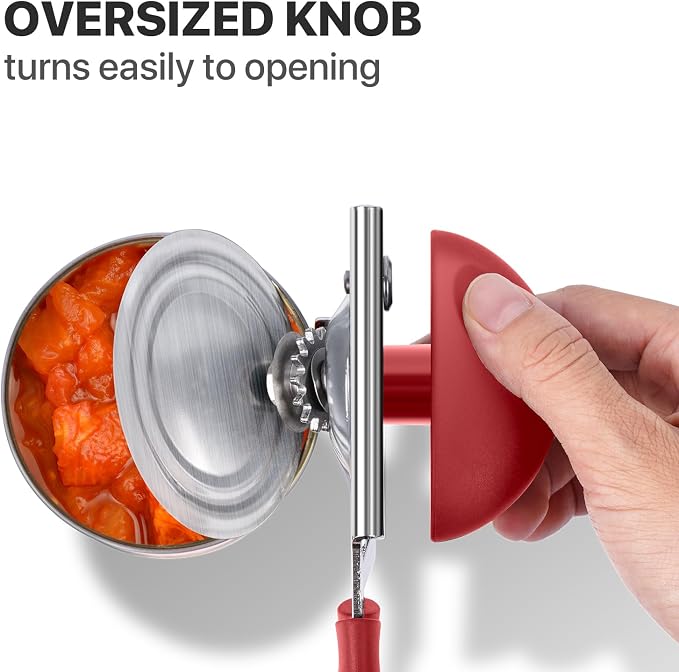 Can Opener Manual Heavy Duty, UHIYEE Hand Held Can Openers - Image 4