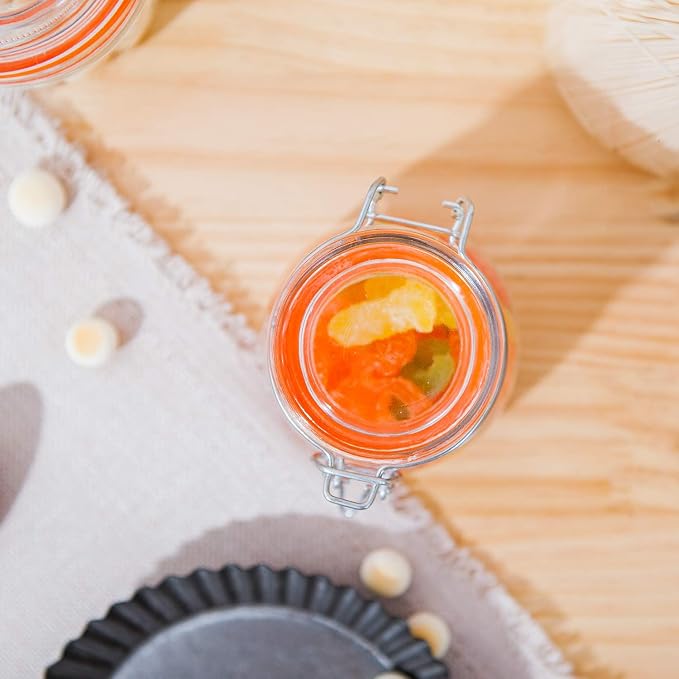 Small Glass Jars With Airtight Lids, Glass Spice Jars 5 oz, Maosn Jars With - Image 8