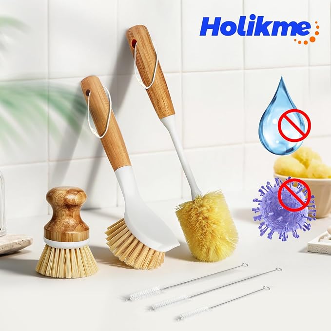 Holikme 6 Pack Dish Brush Kitchen Brushes Set - Image 6