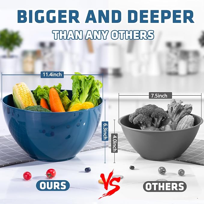 LUXEAR 14 Piece Mixing Bowls - Image 3