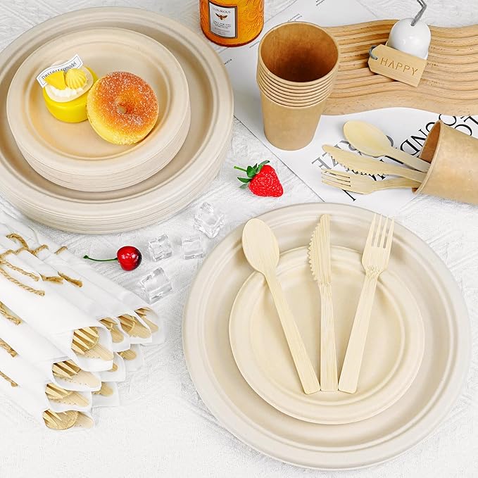 Compostable Disposable Dinnerware Set - Image 6