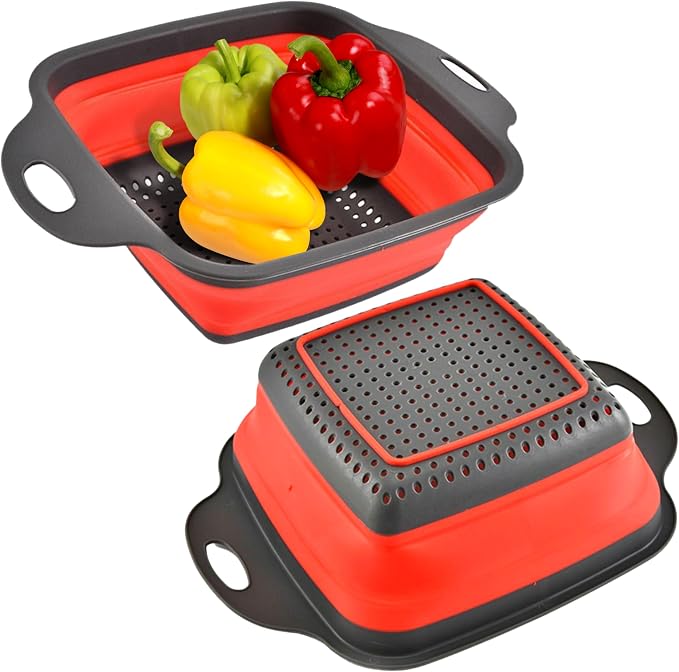 Square Collapsible Colander by YARRDLLC