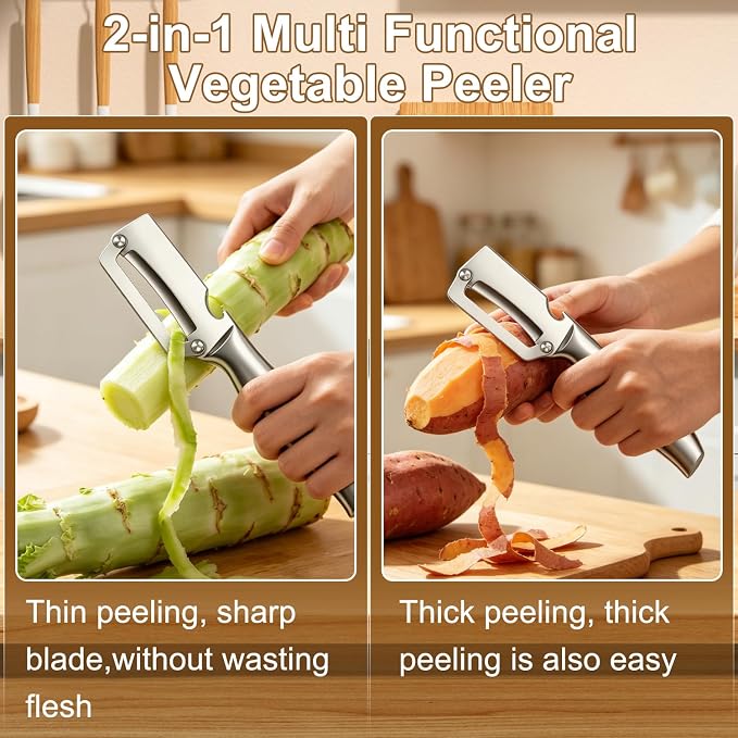 2pcs Multi-Functional Vegetable Peeler - Image 5