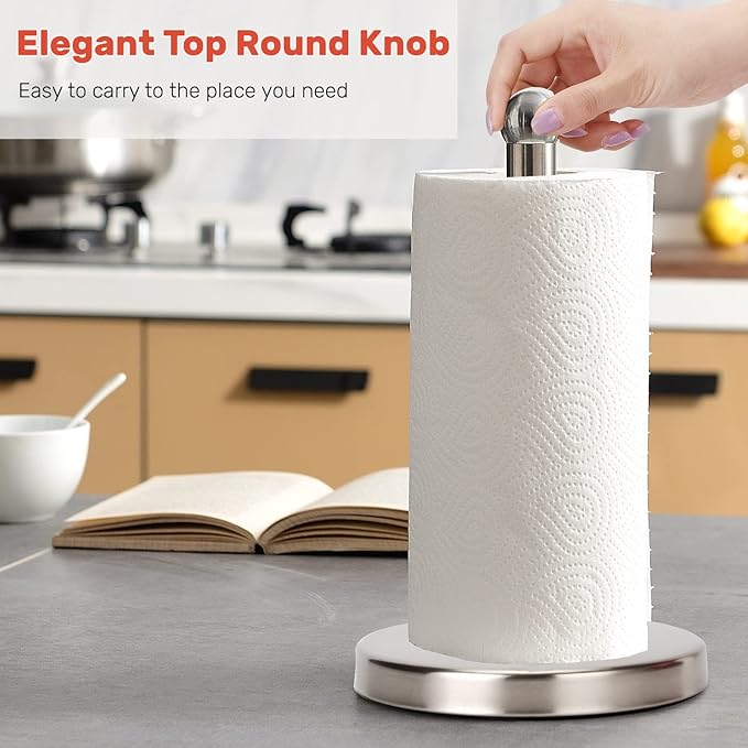Heavy Weighted Towel Holder, Easy One-Handed Design - Image 5