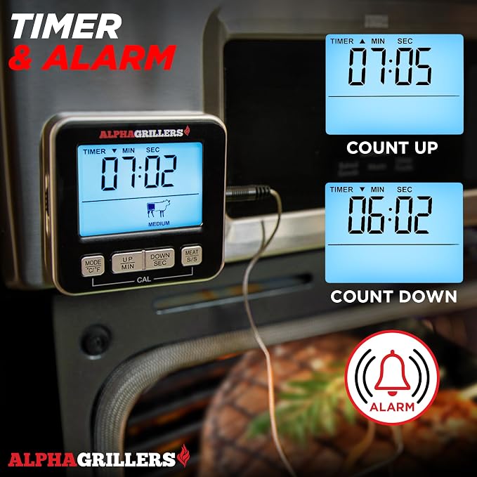 Alpha Grillers Meat Thermometer Digital - Image 5