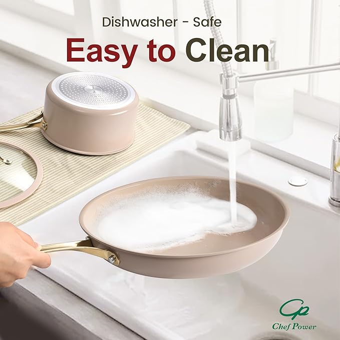 Chef Power Ceramic Cookware Sets, Cookware Set - Image 4
