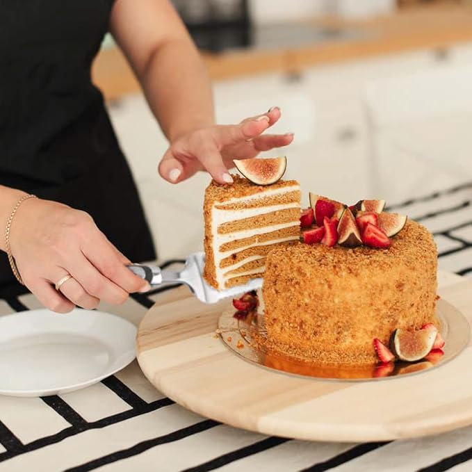Pie Server Spatula and Cake Cutter Slicer, Stainless Steel Set - Image 8