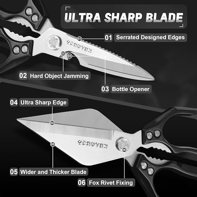 Dream Reach Japanese Kitchen Scissors Set - Image 3