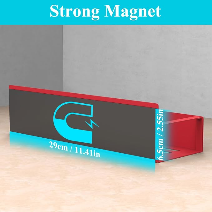 HuggieGems 6 Pack Magnetic Spice Storage Rack Organizer - Image 3