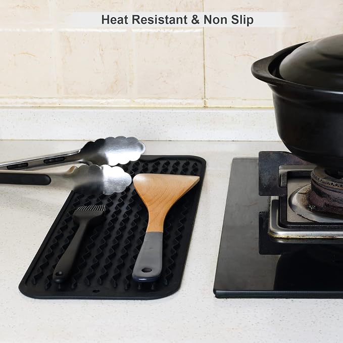ZLR 2 Pcs Silicone Sponge Holder & Sink Caddy Tray - Image 4