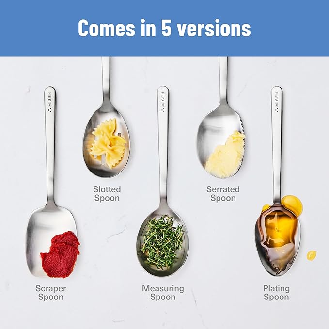 Misen Slotted Chef Spoon – Stainless Steel Draining and Serving Spoon - Image 7