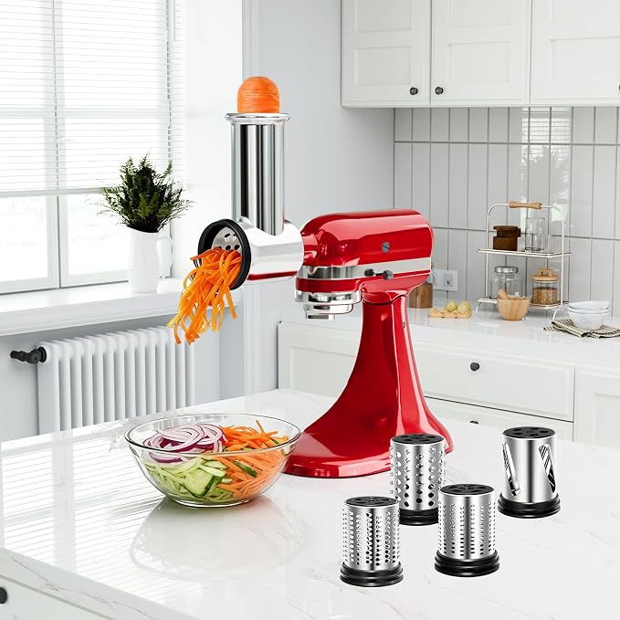 Stainless Steel Slicer Shredder Attachments - Image 7