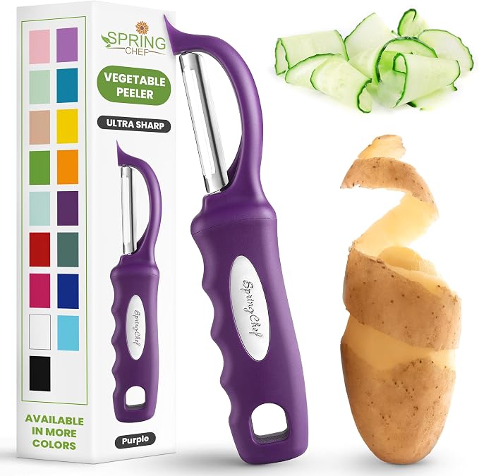 Spring Chef Professional Purple Swivel Vegetable Peeler by SpringChef
