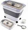 Rice Storage Container, Collapsible Airtight Food Storage Containers 20-30lbs by Komzon