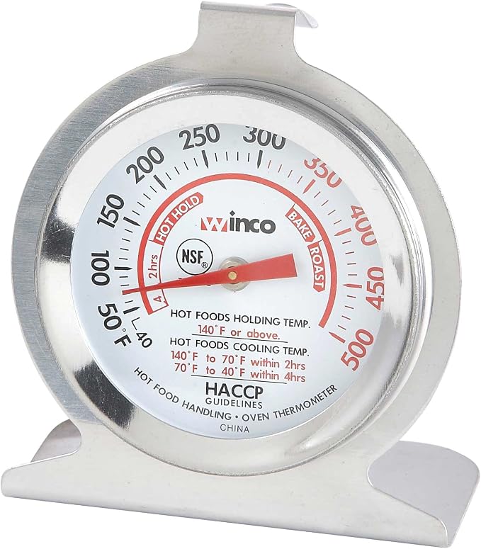 Winco 2-Inch Dial Oven Thermometer by Winco