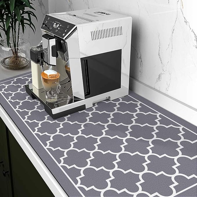 WISELIFE Dish Drying Mat Super Absorbent Drying Mat Large Dish Drying Mats - Image 2