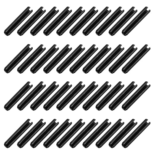 MECCANIXITY 120Pcs Slotted Split Roll Pins 4/25 Inch Dia. 4/5 Inch Length 65Mn by MECCANIXITY