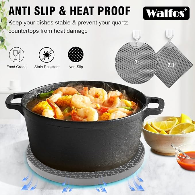 Walfos Silicone Trivet Mats - Image 6