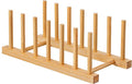 HBlife Bamboo Dish Plate Bowl Cup Book Pot Lid Cutting Board Drying Rack Stand by HBlife