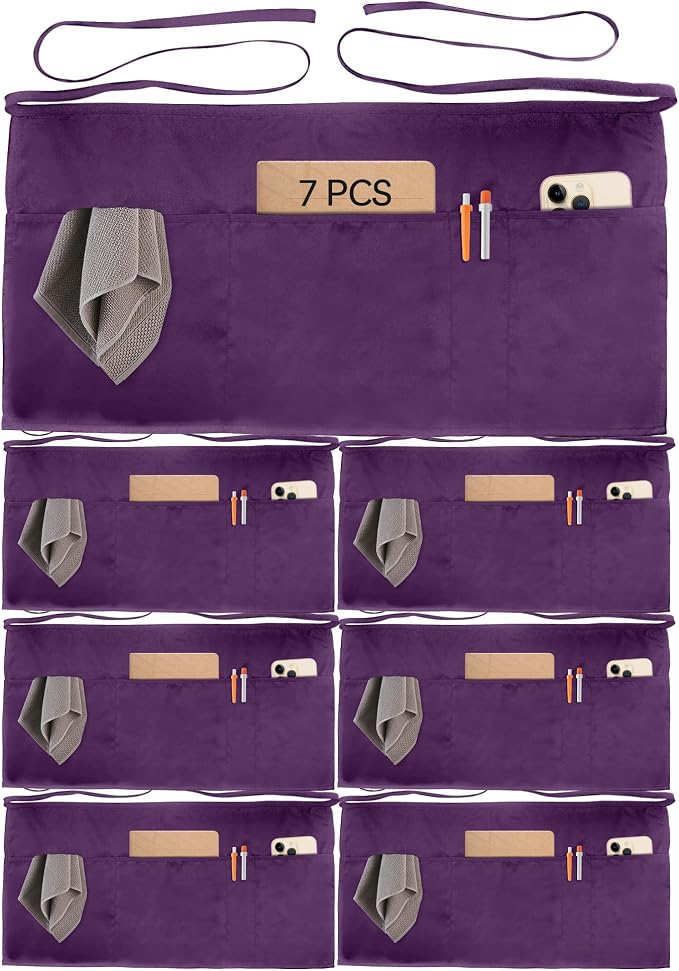Xeoxarel Aprons with 4 Pockets 23.5'' X 11.5'' by XeoxarelWomensvests
