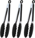 HINMAY Serving Tongs 9-Inch Cooking Tongs by HINMAY