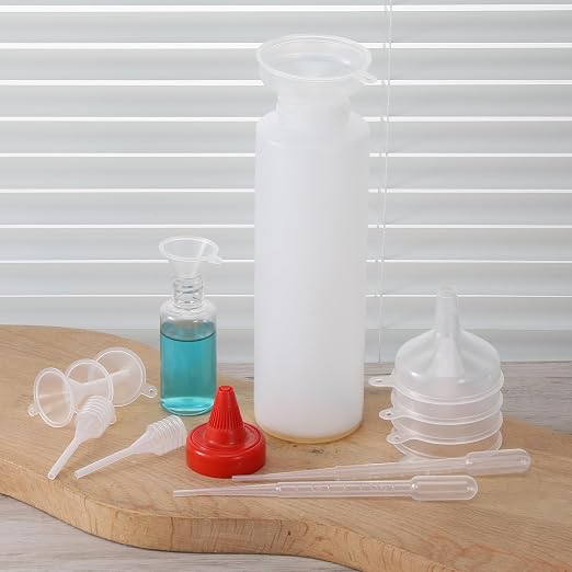 14 PCS Small Funnel for Filling Small Bottles Mini Funnels Clear Plastic Tiny - Image 7