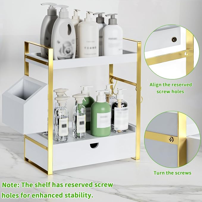 2-Tier Bathroom Counter Organizer - Image 5
