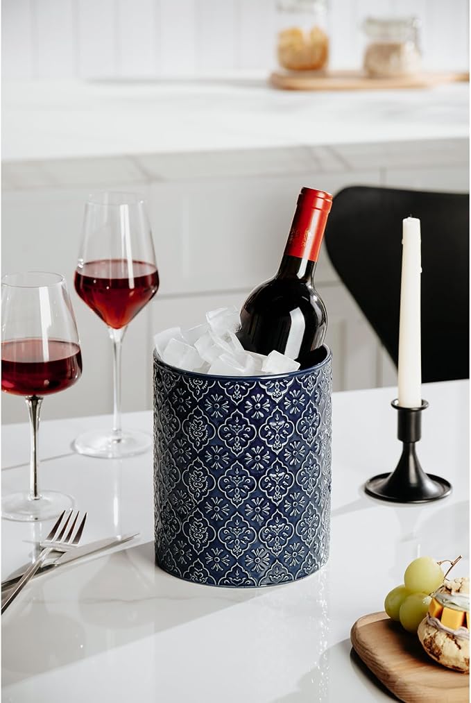 Kitchen Utensil Holder, 6x7 inch Large Ceramic Utensil Holder - Image 6