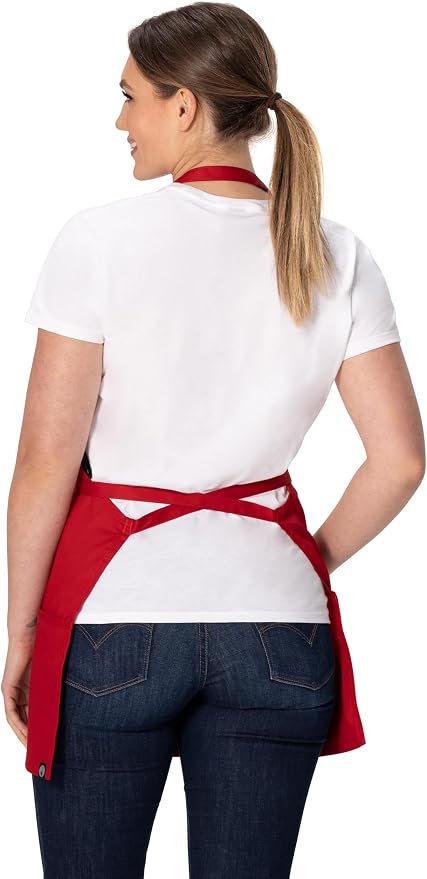 Chef Works Unisex Three Pocket Apron - Image 3