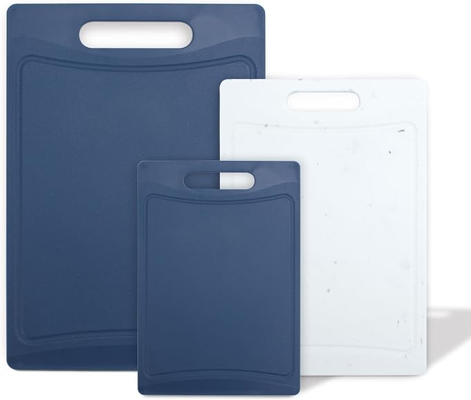 COOK WITH COLOR Non-Slip Cutting Board Set – Kitchen Essentials with Easy Grip - Image 8