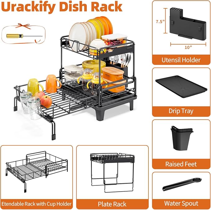 Urackify Dish Drying Rack - Image 7
