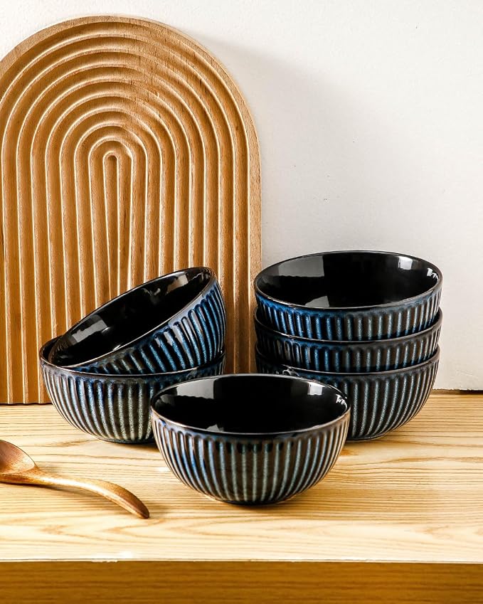Hasense Porcelain Cereal Bowls Set 24 Oz - Image 7