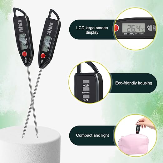Copkim 6 Set Waterproof Food Thermometer - Image 3