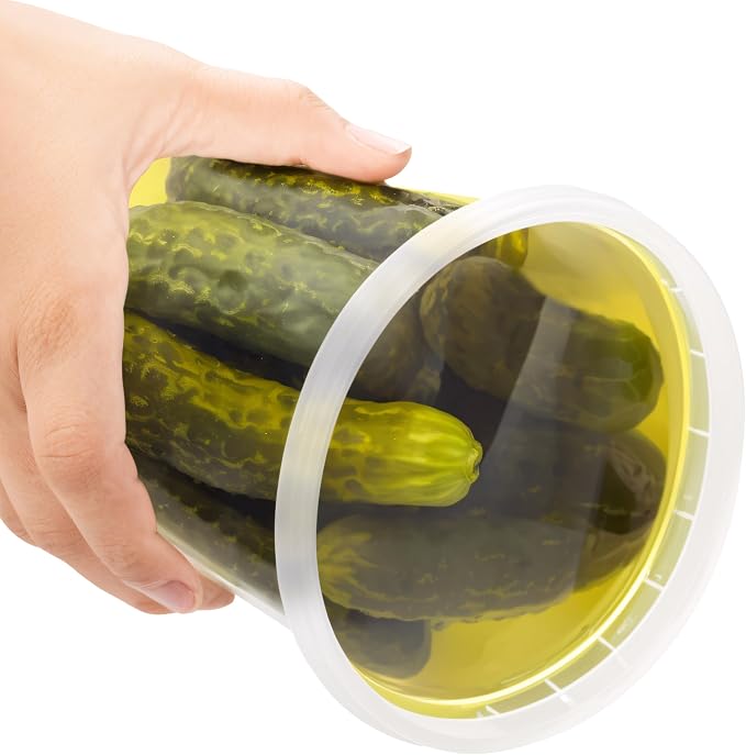TashiBox 48 Sets 32 oz Plastic Deli Containers - Image 2
