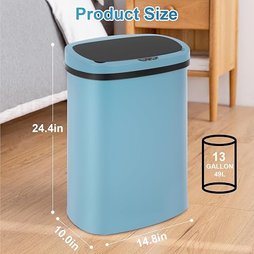 FDW Garbage Can 13 Gallon 50 Liter Kitchen Trash Can - Image 7
