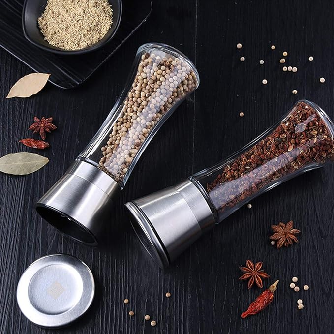Elegant Pepper and Salt Grinder Set of 2, Best Spice Mill - Image 7