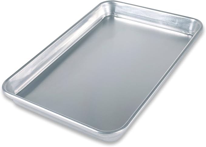 USA Pan Bare Aluminum Bakeware 1045QS-BB Quarter Sheet Baking Pan Warp-Resistant by USAPan
