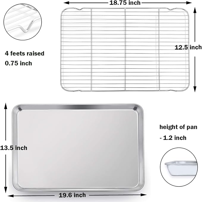 P&P CHEF 19.6 Inch Baking Sheet Pan - Image 6