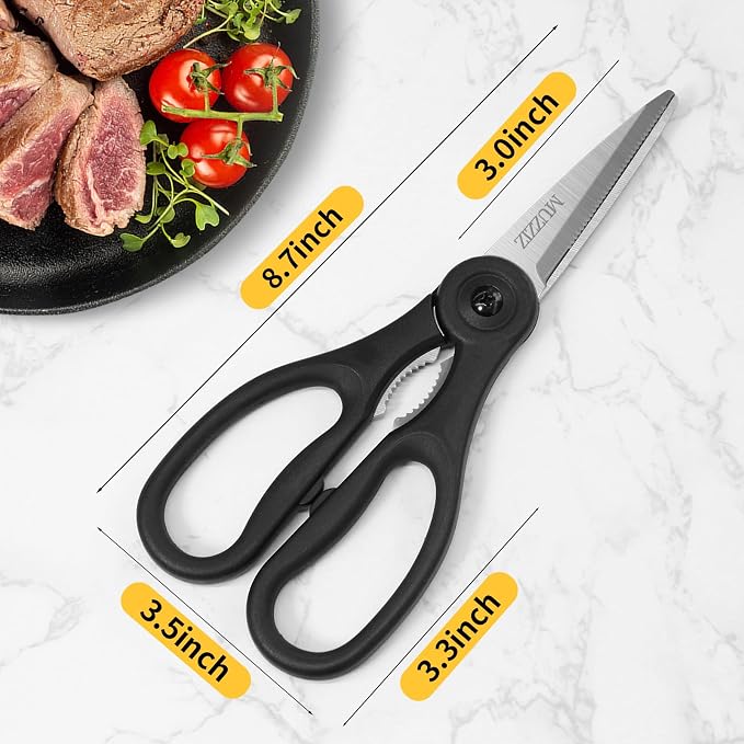 Kitchen Scissors All Purpose, Heavy Duty Stainless Steel Kitchen Shears - Image 2
