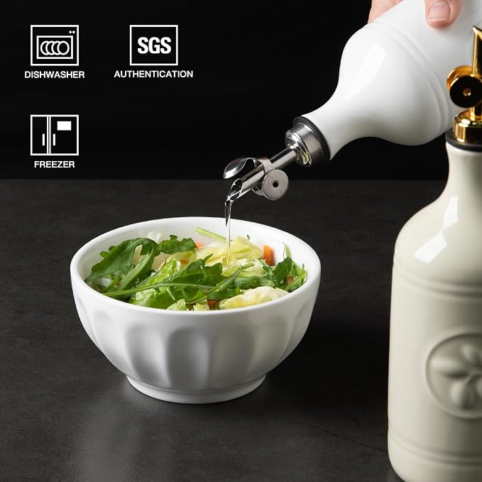 Sweejar 16 Oz Ceramic Olive Oil Dispenser Bottle, Oil Dispenser - Image 3
