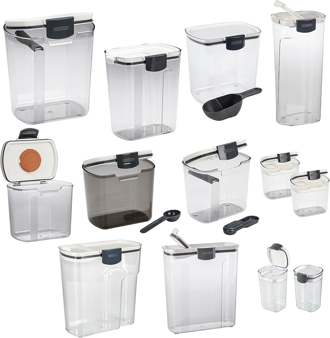 Progressive ProKeeper Baker's Airtight Kitchen Storage Canister Container Set by ProgressiveInternational
