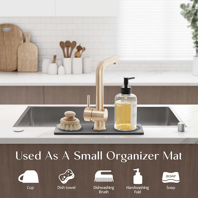 eormoe Diatomite Kitchen Faucet Mat - Image 5