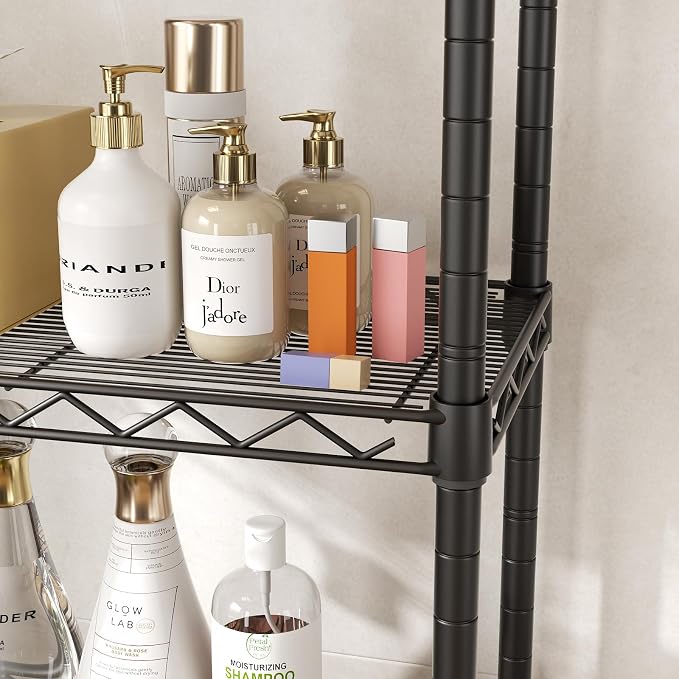 SINGAYE 6 Shelves Bathroom Organizers and Storage Shelf Wire Closet Metal - Image 7
