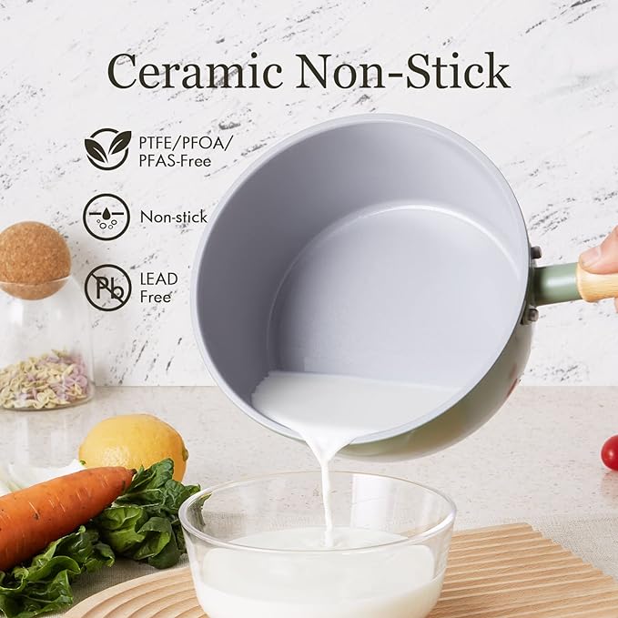 ROCKURWOK Ceramic Nonstick Sauce Pan - Image 2