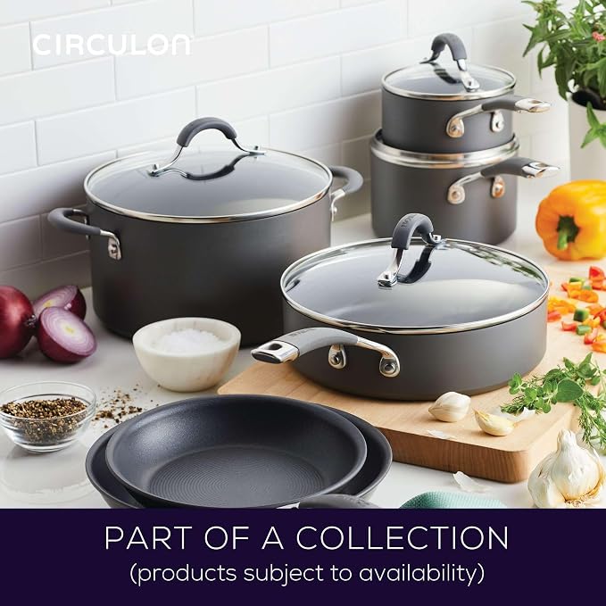 Circulon Radiance Deep Hard Anodized Nonstick Frying Pan /Skillet - Image 9