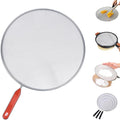 Splatter Screen for Frying Pan, Stainless Steel Grease Splatter Guard Splatter by HISKI