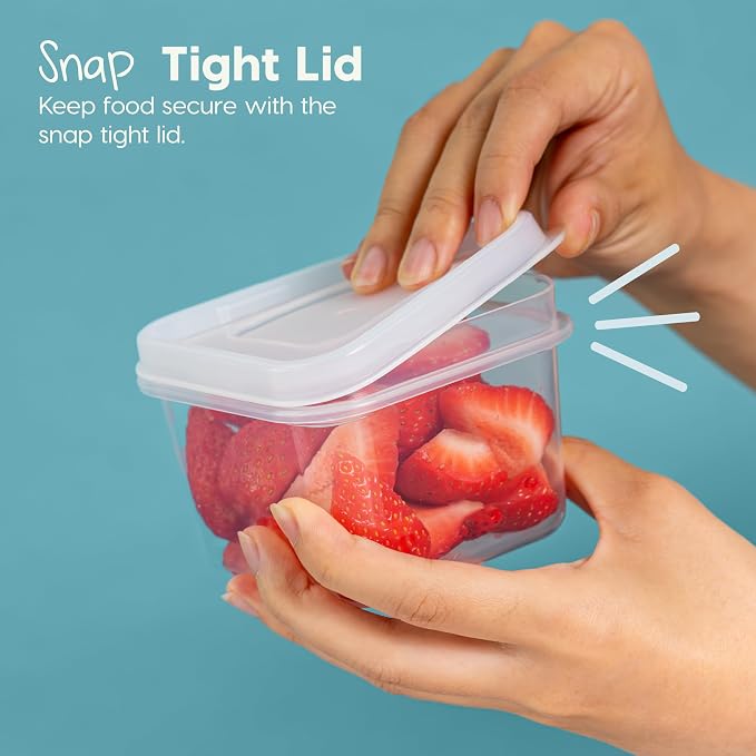 IRIS USA 44 PC Plastic Food Storage Containers - Image 7