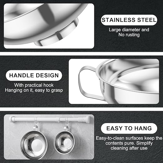 6 Piece Stainless Steel Canning Funnel Set - Image 6