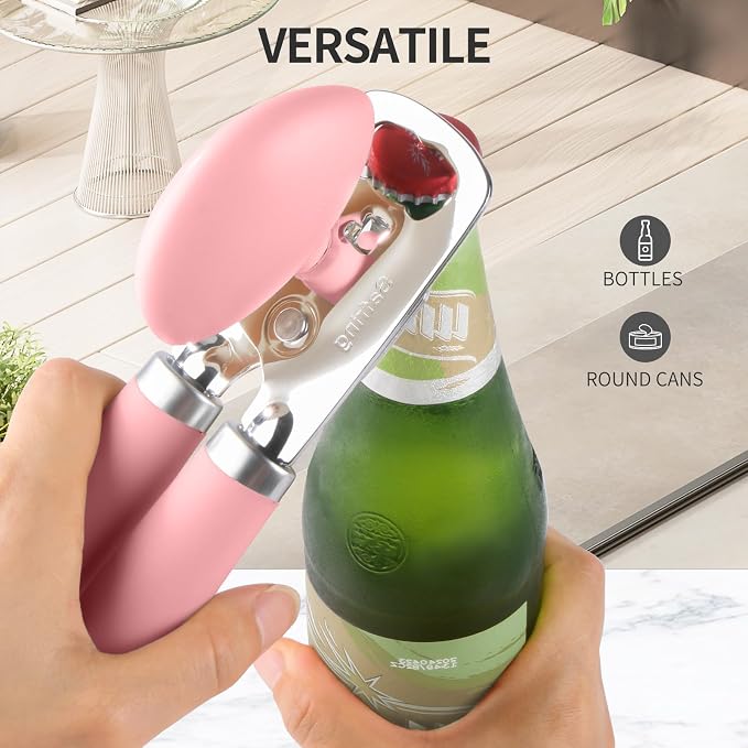 Safring Can Opener Manual, Heavy Duty Stainless Steel Smooth Edge Can Openers - Image 6